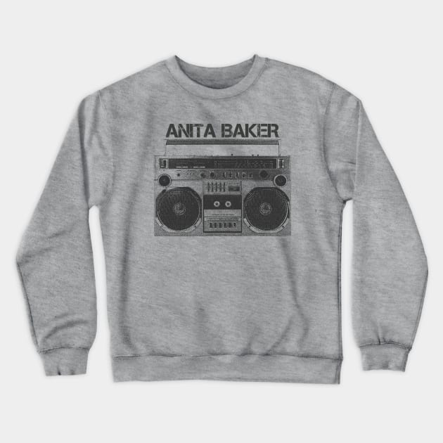 Anita Baker / Hip Hop Tape Crewneck Sweatshirt by SecondLife.Art